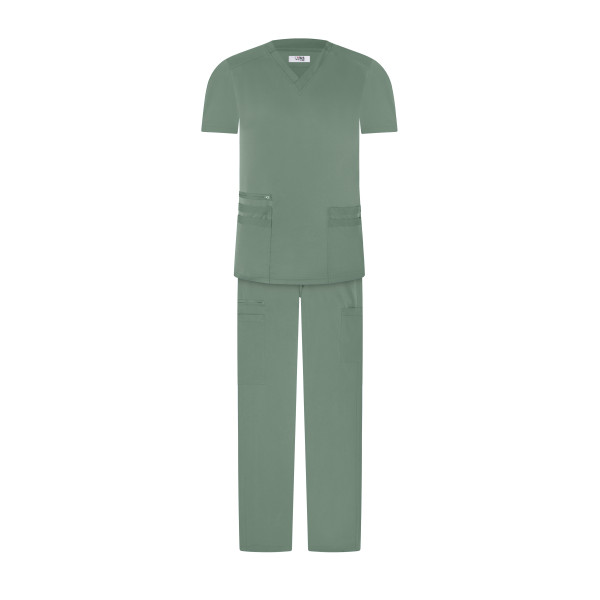 Temperature Scrub Set - Olive Green / Verde Oliva
